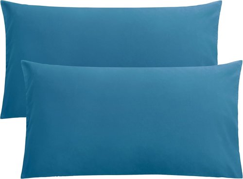 FLXXIE King Pillow Cases - Soft Microfiber Covers with Envelope Closure | Wrinkle & Stain Resistant, 20x36, Teal
