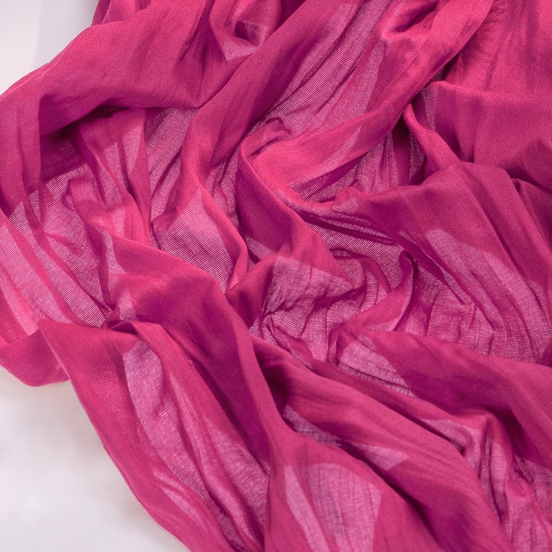 Socomi 3pcs Hot Pink Spring Cheesecloth Table Runner Fuchsia Boho Rustic Gauze 120 inch 10FT Cheese Cloth Runner for Wedding Party Baby Shower Birthday Home Decor