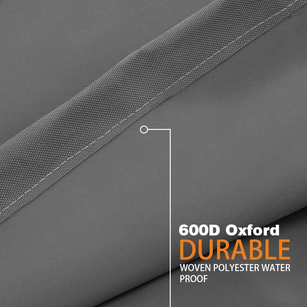 Vailge Patio Chair Covers - Heavy Duty Waterproof Lounge Deep Seat Cover | Medium Grey