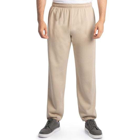 Fruit of the Loom Men's Eversoft Fleece Sweatpants & Joggers, Sweatpants-Khaki Heather, Small