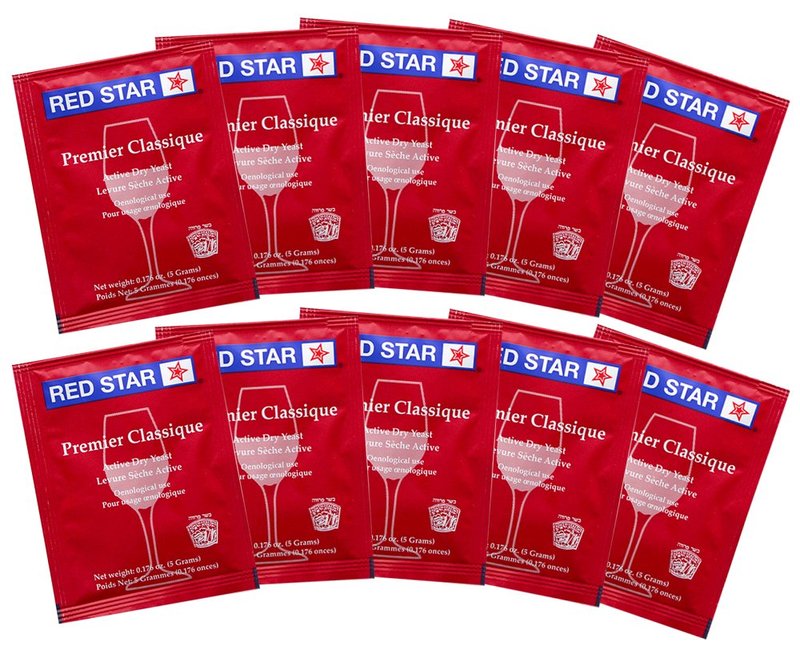 Wine Yeast Red Star Premier Classique Formerly Montrachet For Wine Making x10