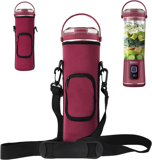 Ninja Storage Bag - Portable Blender Dust Cover Sleeve with Accessory Pocket | Burgundy