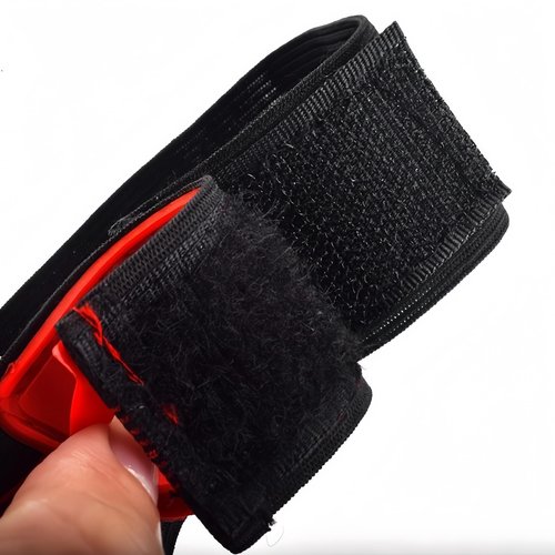 JMFahrrad Bicycle Trouser Strap Adjustable Pants Leg Band for Road Mountain MTB Bikes, 30-52cm Stretch Length, 4 Pair of Black/Red/Blue/Green