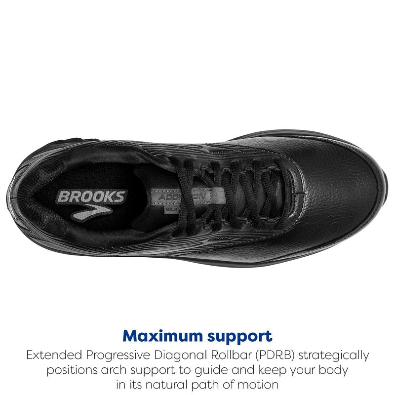 Brooks Women's Addiction Walker 2 Walking Shoe - Black/Black - 10 Medium