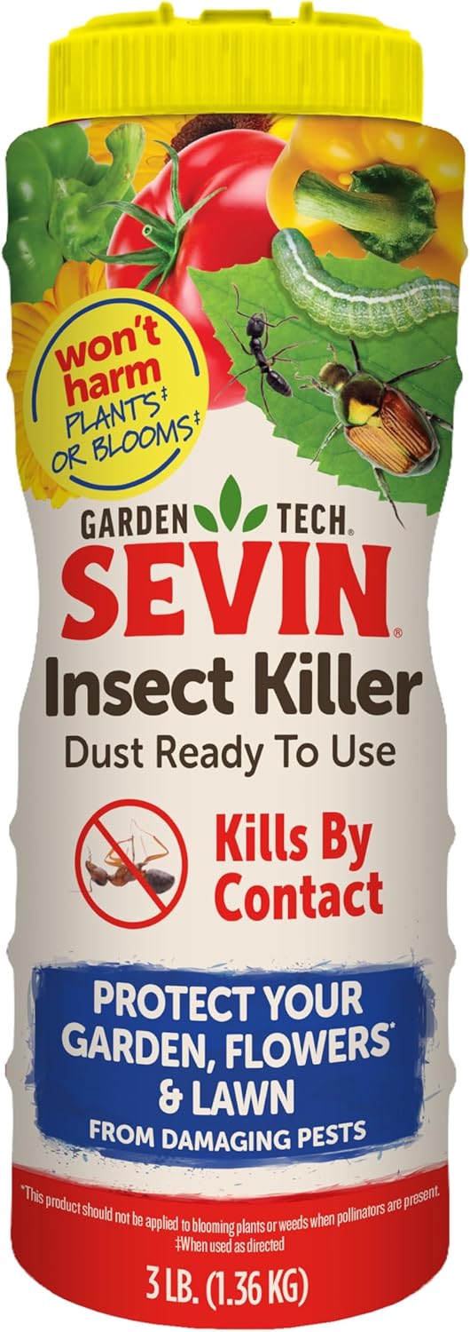 Sevin Insect Killer Dust - Effective Pest Control Solution - 3LB Size