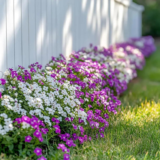 Sweet Alyssum Seeds - 200+ Premium Mix for Vibrant Groundcover Flowers | Perfect for Garden Planting