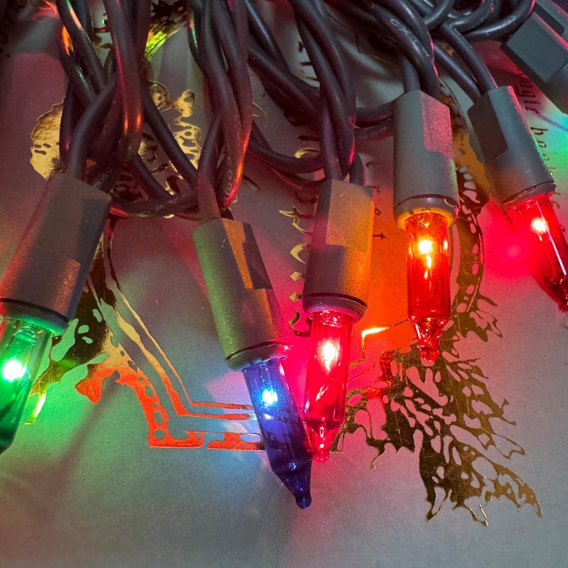 Christmas Lights 100 Count Clear Christmas Tree String Lights with White Wire for Outdoor Indoor Christmas Decorations Wedding Decorations Valentines Day Decor,UL Certified (21feet)