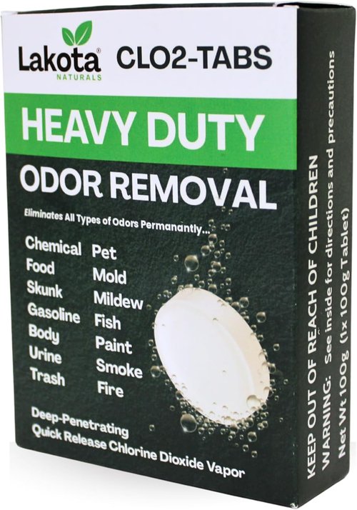 Chlorine Dioxide Fogger Kit - Professional Strength Odor Remover for Home, Car & RV | Easy-to-Use Deodorizer