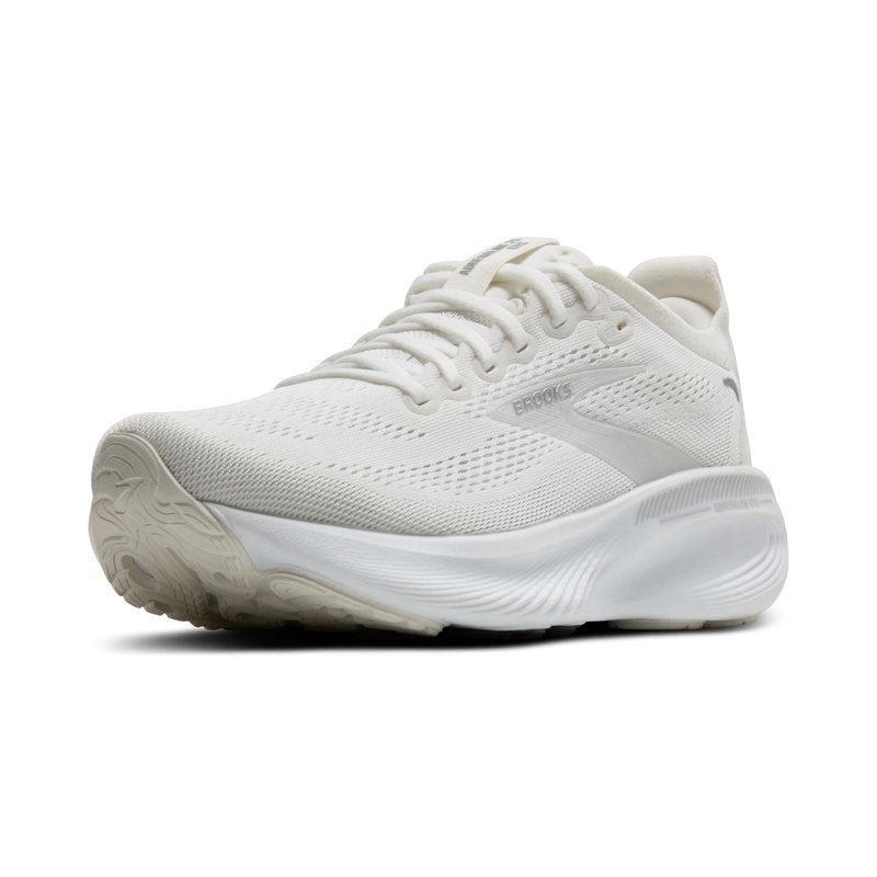 Brooks Women’s Adrenaline GTS 25 Supportive Running & Walking Shoe - White/White/Silver - 5.5 Wide