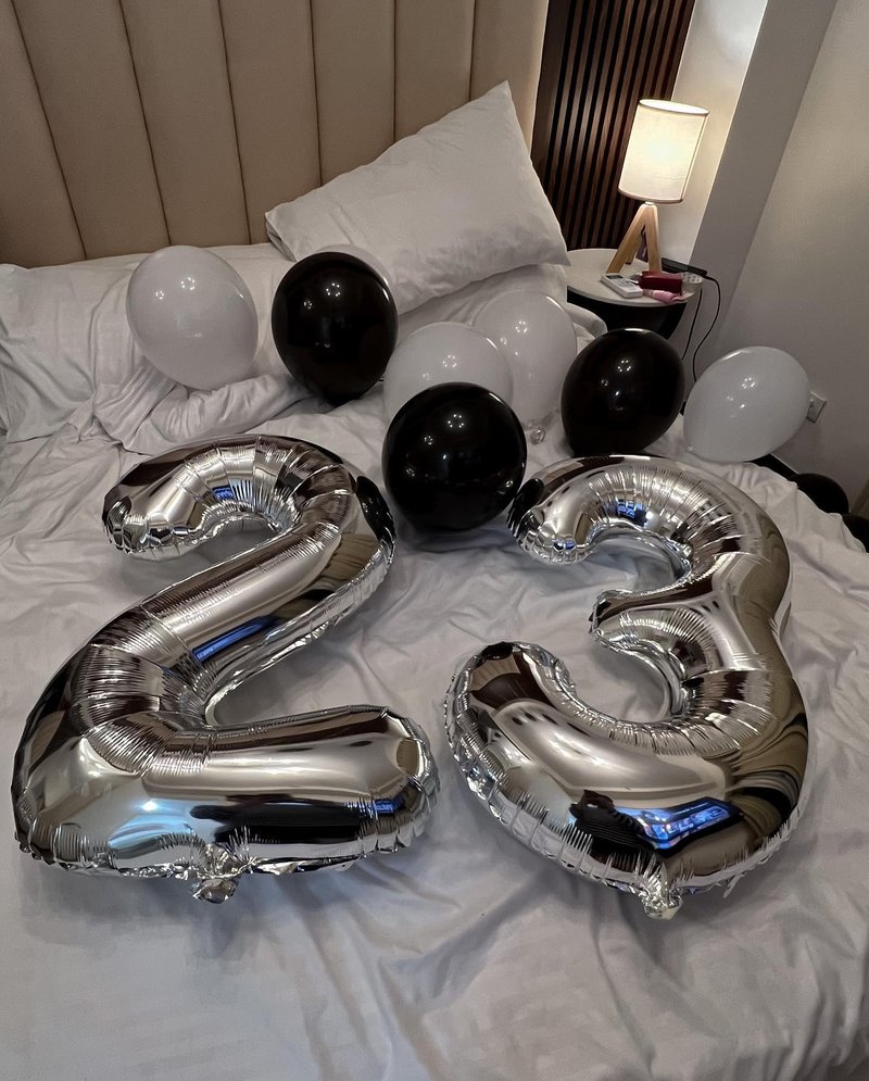 Silver Number 15 Balloon 40 Inch, 15th Birthday Party Decorations for Children, Giant 15 Foil Balloon for Party Supplies
