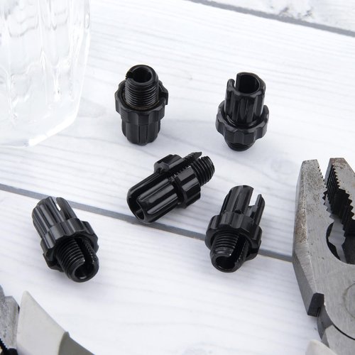 HINZIC 8Pcs M10 Bike Brake Cable Handle Lever Adjuster Screws 10mm Aluminum Alloy Bicycle Brake Lever Fastener Adjustering Bolt Parts Black Accessories for Mountain Bike