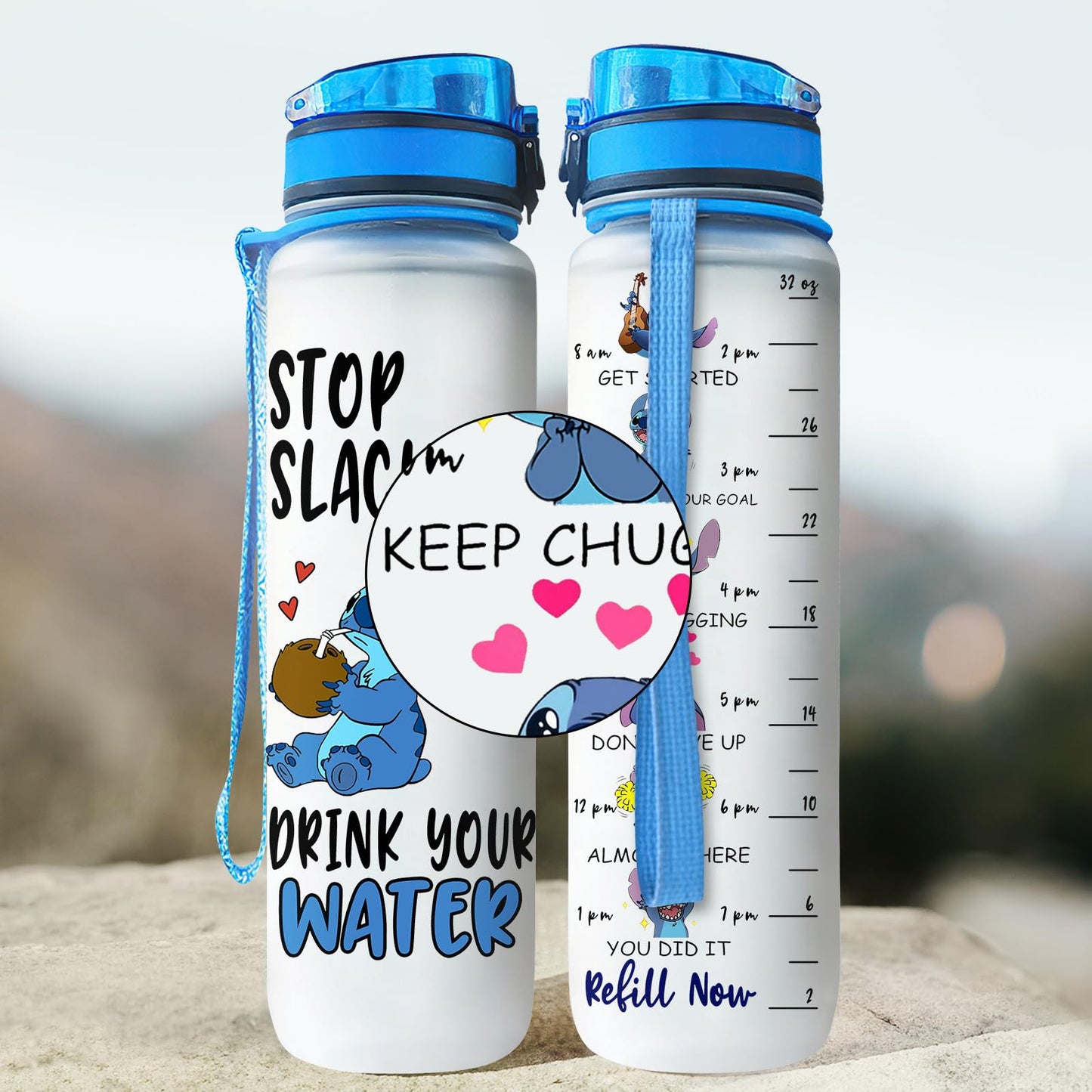 GEPOSTORE Water Bottle Durable Leak Proof Design for Everyday Use