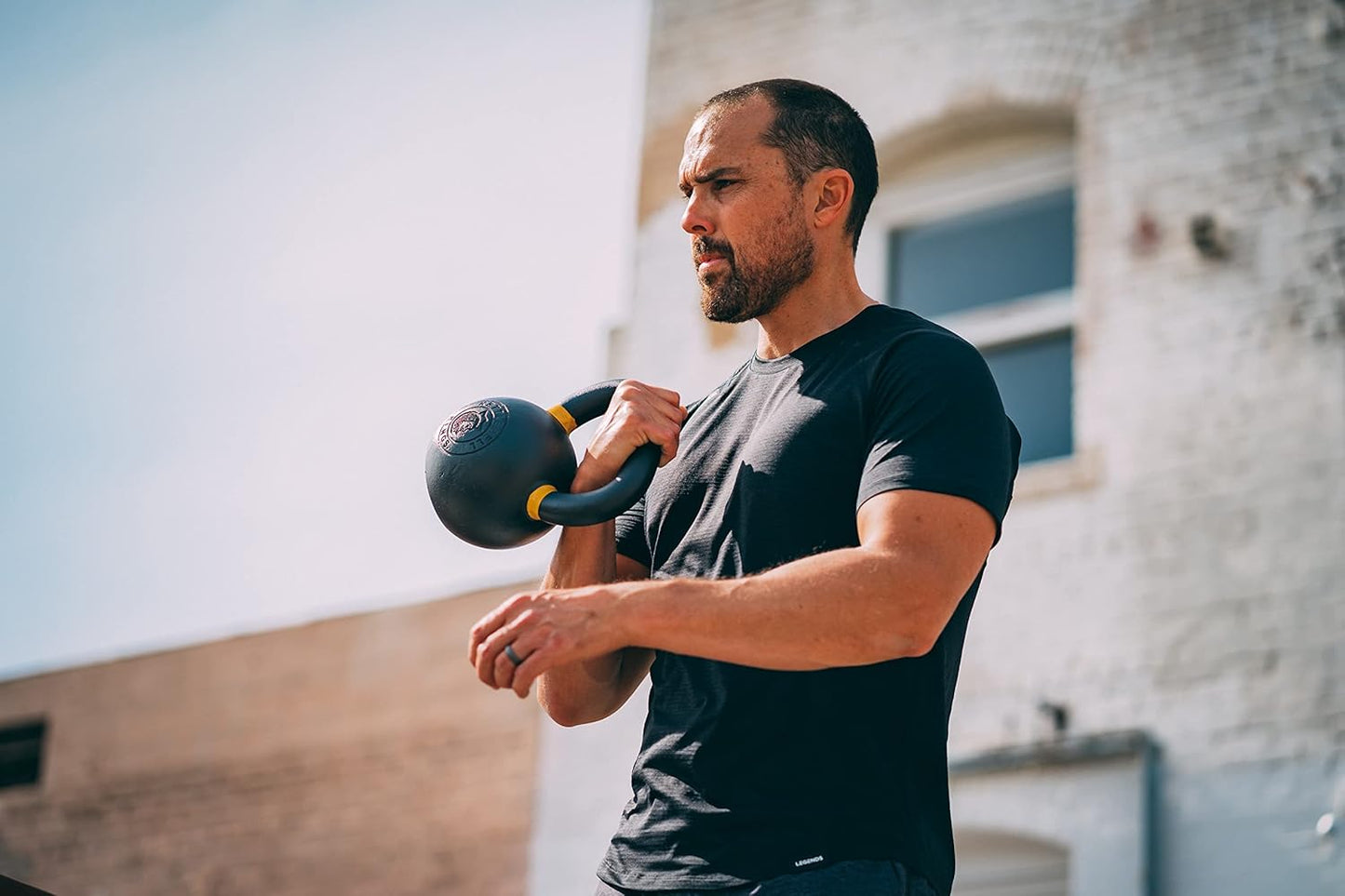 Powder Coated Kettlebells Set (9-97 lb) - Strength Training Weights for Home Gym