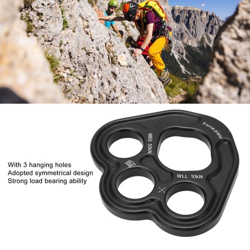 Boxwizard Rigging Plate 3 Holes Space Aluminium 50KN Uniform Force Equipment for Outdoors