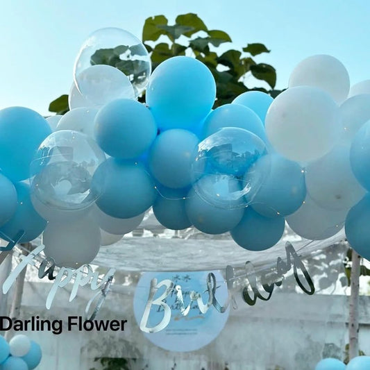 Voircoloria Pale Aqua Balloons, 66pack 12inch Aqua Blue Latex Party Balloons for Wedding, Birthday, Graduation, Bridal Shower, Baby Shower, Gender Reveal, Anniversary, Bachelorette Party Decorations