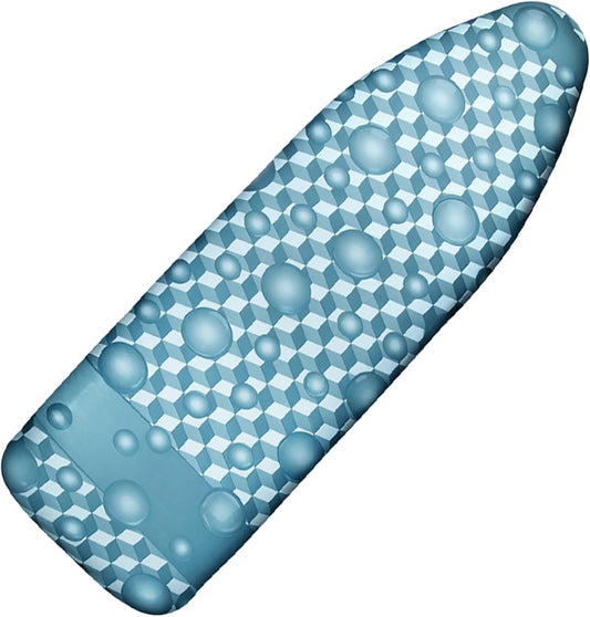 Skiennix Ironing Board Cover - Extra Wide 18x49 Thick Padding | Scorch & Stain Resistant, Berry Blue