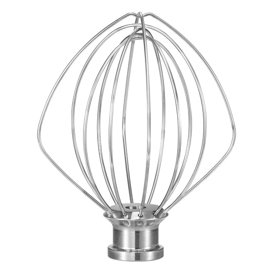 K45WW Dishwasher Safe Whisk Attachment Fits 4.5 Quart and 5 QT KitchenAid Tilt-Head Stand Mixer Stainless Steel 6 Wires Whip for Egg Heavy Cream Beater, Cakes Mayonnaise