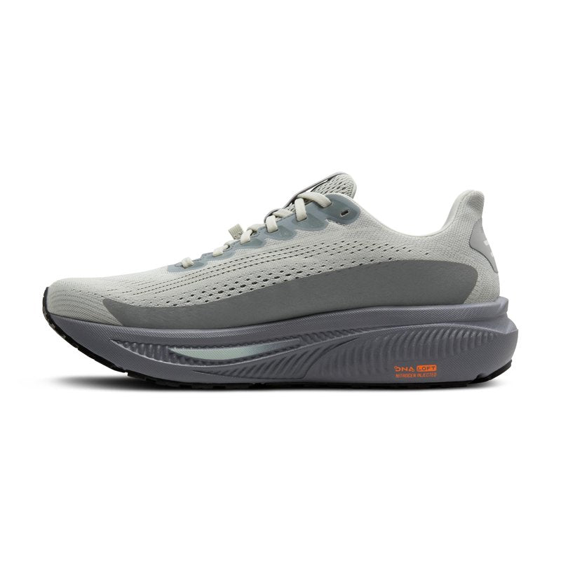 Brooks Men’s Ghost 17 GTX Waterproof Supportive Running & Walking Shoe - Smoke/Primer Grey/Orange - 9 Medium