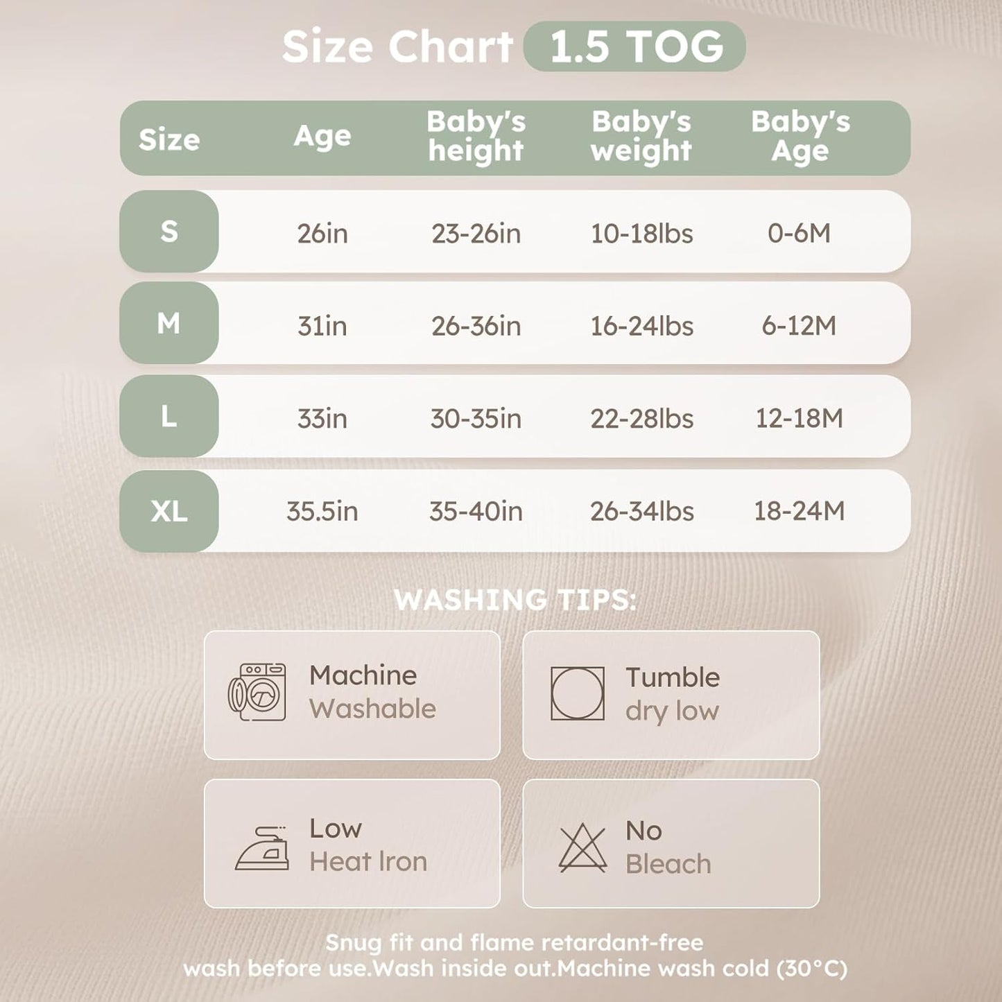 Yoofoss Baby Sleep Sack - Fleece Wearable Blanket for 6-12 Months | Plush Dots & 2-Way Zipper, TOG 1.5