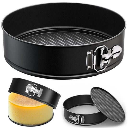 ZeroPone 9 Inch Springform Pan with Removable Bottom, Non-stick Round Spring Form Cake Mold Cheesecake Pan For Baking