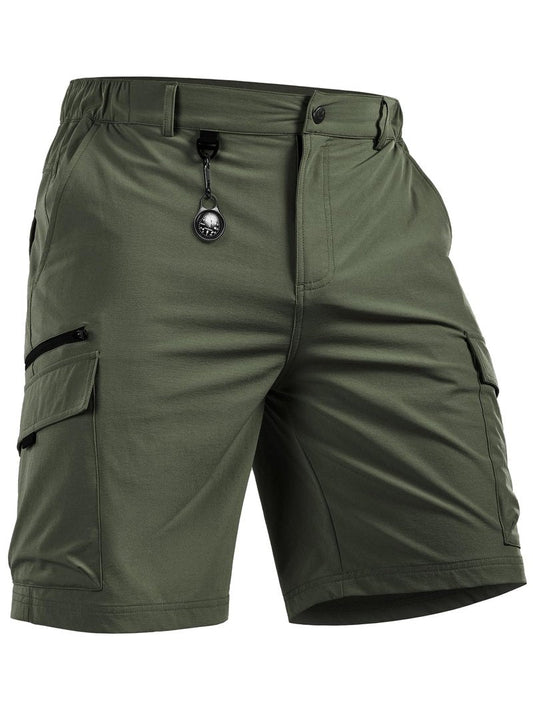 NORTHYARD Men's Cargo Hiking Shorts 9" Lightweight Outdoor Tactical Work Camping Sport Golf Casual Travel Fishing Multipocket ArmyGreen L