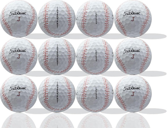 GBM Baseball Certified Refinished Titleist Pro V1X Golf Balls - Set of 12