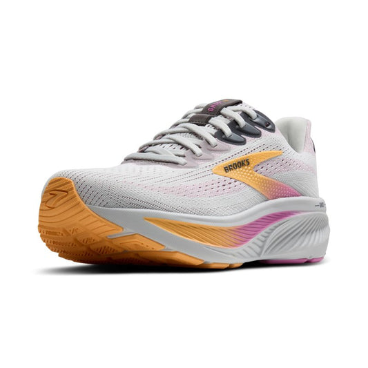 Brooks Women’s Ghost 17 Neutral Running Shoe - Oyster/Apricot/Pink - 10.5 Medium