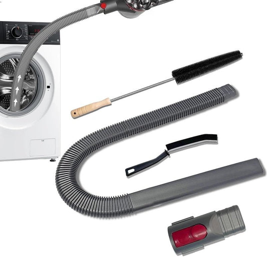 Dryer Vent Cleaner Kit Compatible With Dyson V15 V12 V11 V10 V8 V7 Gen5 Vacuum Cleaner with Dryer Lint Brush and Hard Bristle Crevice Cleaning Brush