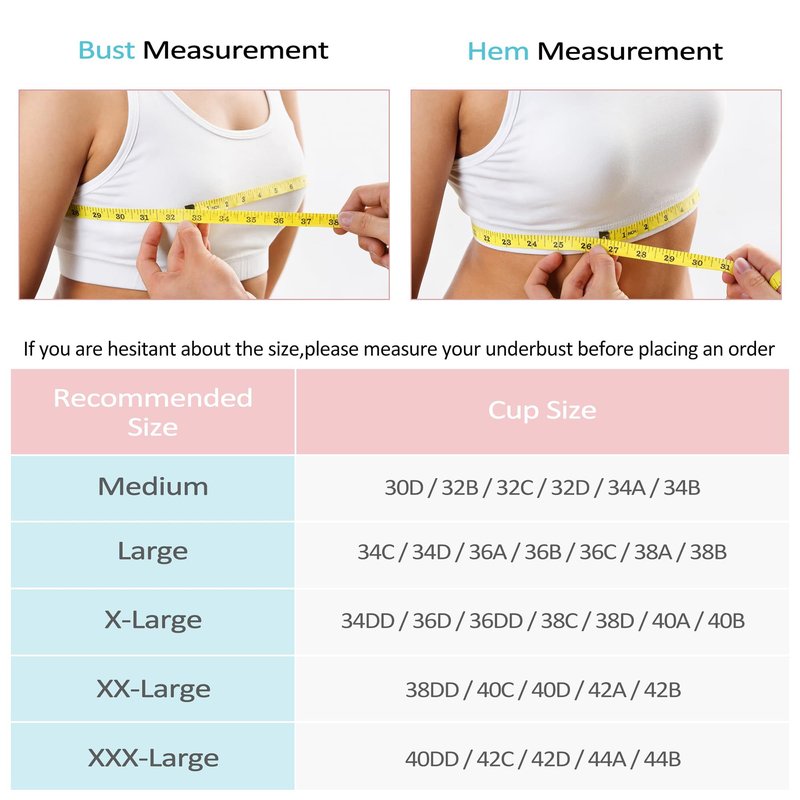 Women's Zip Front Sports Bras Wirefree Post Surgrey Bras Padded Zippered Bras Comfortable Post Shoulder Surgery Bras Zipper Closure Bras Recovery Bra for Breast Surgery Yoga Compression Active Bras