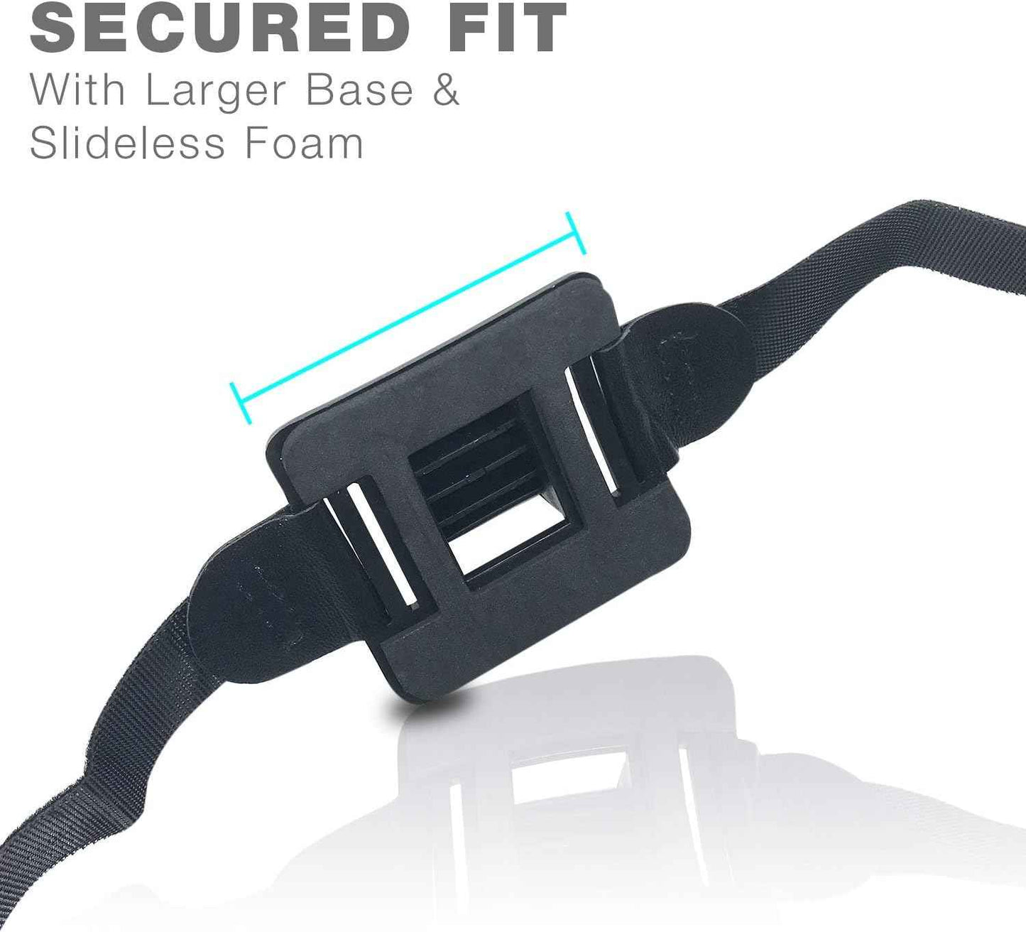 Night Provision Bike Light Helmet Mount for Cree LED Lights - Compatible with Gemini, Magicshine, SB1, SB1600, BX-300