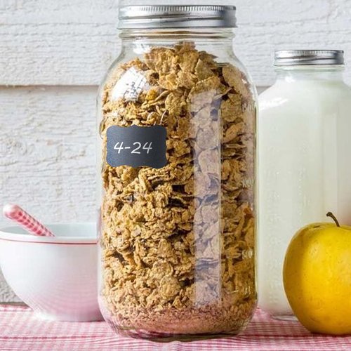 FyndraX 64 OZ Wide Mouth Mason Jar with Lid, Clear Heavy Duty Glass Airtight Storage Canning Jar and Band Half Gallon / 2 Quart Fermenting, Pickling, Storing, Pack of 1