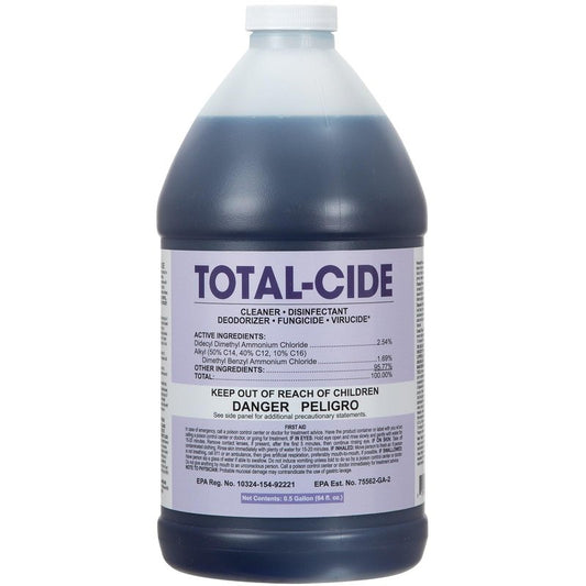 ForPro Total-Cide Disinfectant Solution, 2X Concentrated Formula, Hospital Grade Sanitizer & All Purpose Cleaner, 64 Fl Oz