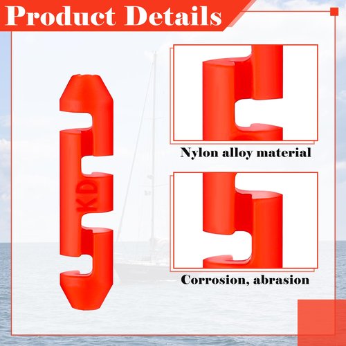 Colingmill 40 Pcs #2008-24 Auto Stopper Beads for Braided Line Auto Stop Beads Bobber Stoppers for Fishing Line Downrigger Accessories