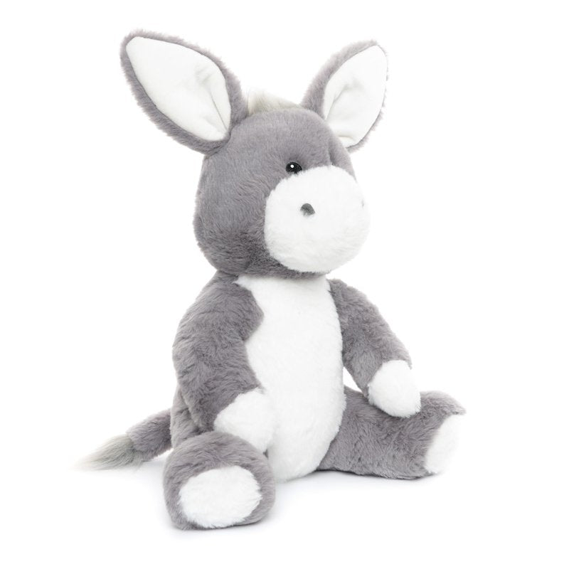 WEIGEDU Adorable Gray Donkey Plush Toy - 15 Inch Soft & Cuddly Stuffed Animal Donkey, Perfect for Kids, Babies, Toddlers - Farm Animal Gift