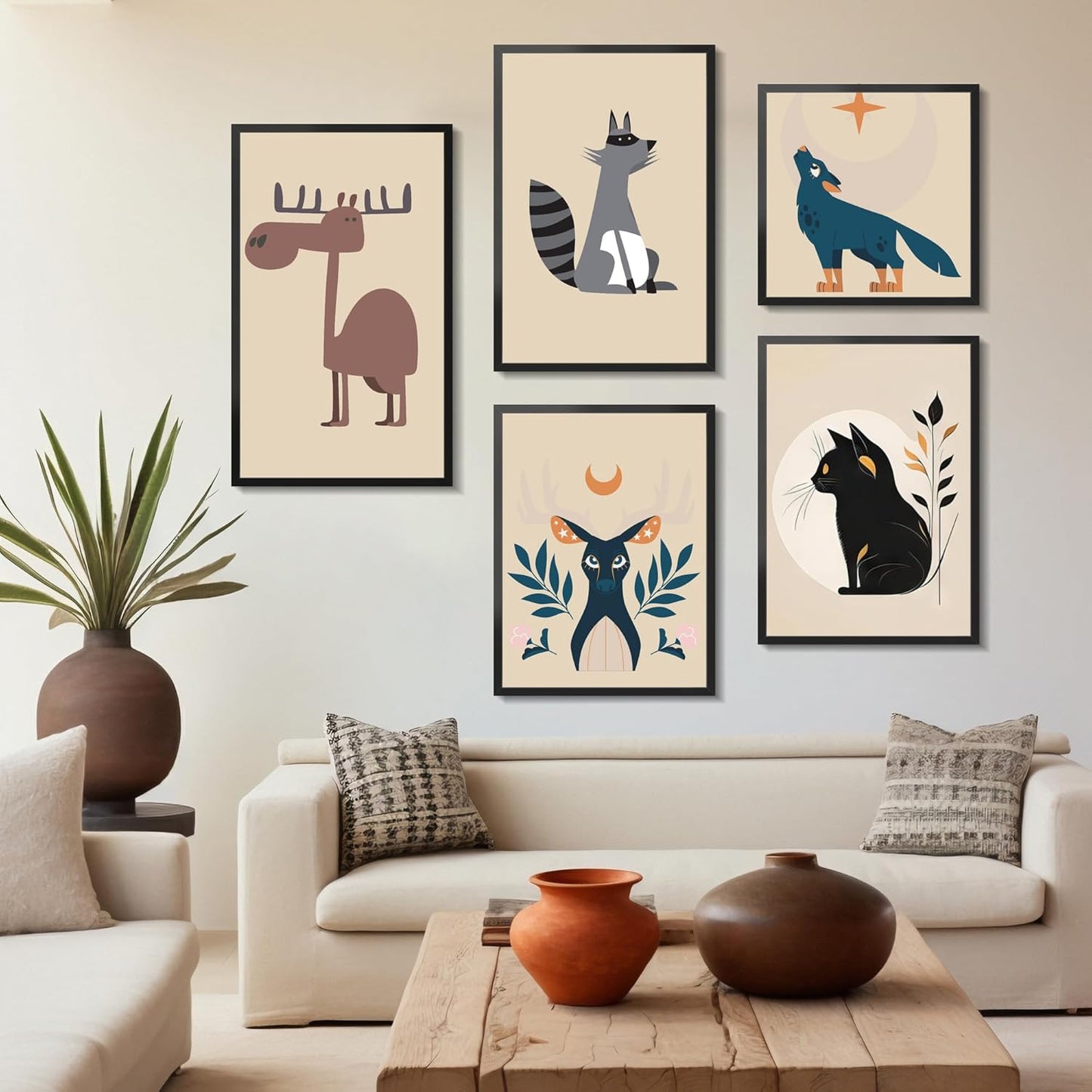 LaVie Home 16x24 Picture Frame - Classic Black Wall Display Frame with HD Plexiglas | Vertical & Horizontal Use