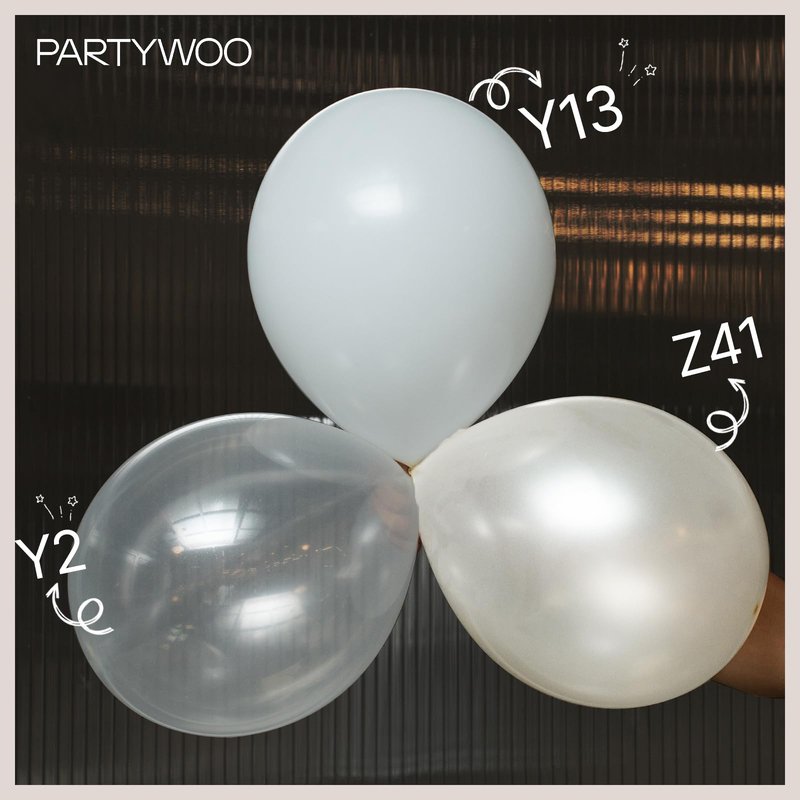 PartyWoo Clear Balloons 100pcs Different Sizes of 36 18 12 10 5 Inch Transparent Balloon Arch Kit for Graduation Wedding Baby Shower Bridal Shower Anniversary Birthday Party Decorations Clear-Y2