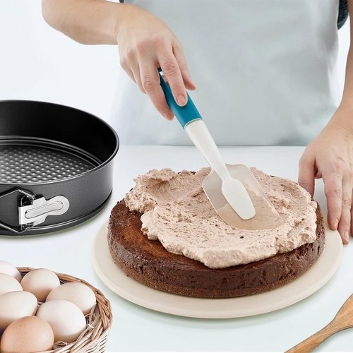 GZMAISULEE 9 Inch Springform Pan Baking Pans Round Leakproof Nonstick Removable Bottom Bakeware for Cake, Cheesecakes, Pizza, and Quiches