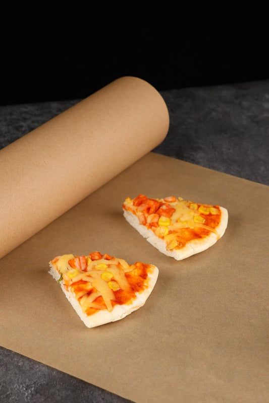 Unbleached 15in x 210ft Parchment Paper Roll with Built-in Slide Cutter - Food Grade Non-Stick Baking Paper for Cooking, Baking, Grilling, Air Fryer & Steaming