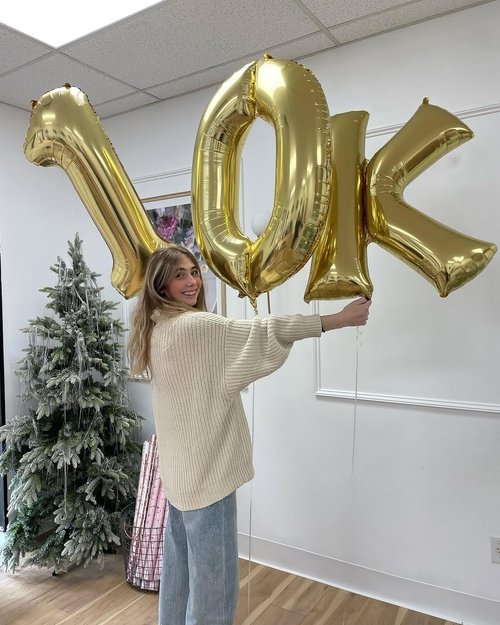 Champagne Gold Number Balloon | 40 Inch Light Gold 0 Balloon for Birthday Party Decorations