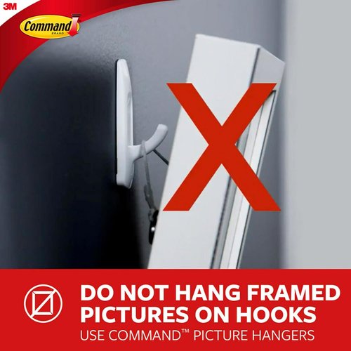 Command Decorating Clips - Damage-Free Hanging Light Clips with Adhesive Strips | 40 Clips & 48 Strips