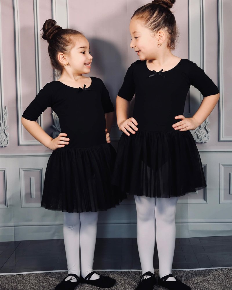 Stelle Girls' Ultra Soft Pro Dance Tight/Ballet Footed Tight(Toddler/Little Kid/Big Kid),BP+WT+BK,S