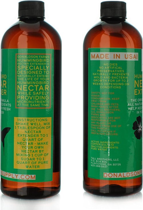 Hummingbird Nectar Extender - All-Natural Formula Extends Nectar Life | 16 oz Bottle Keeps Fresh Longer