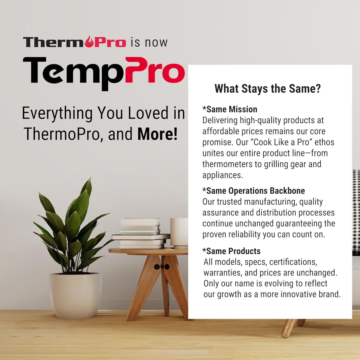 TempPro Greenhouse Thermometer Hygrometer - IPX5 Humidity Resistant Monitor for Indoor Grow Tents & Reptiles