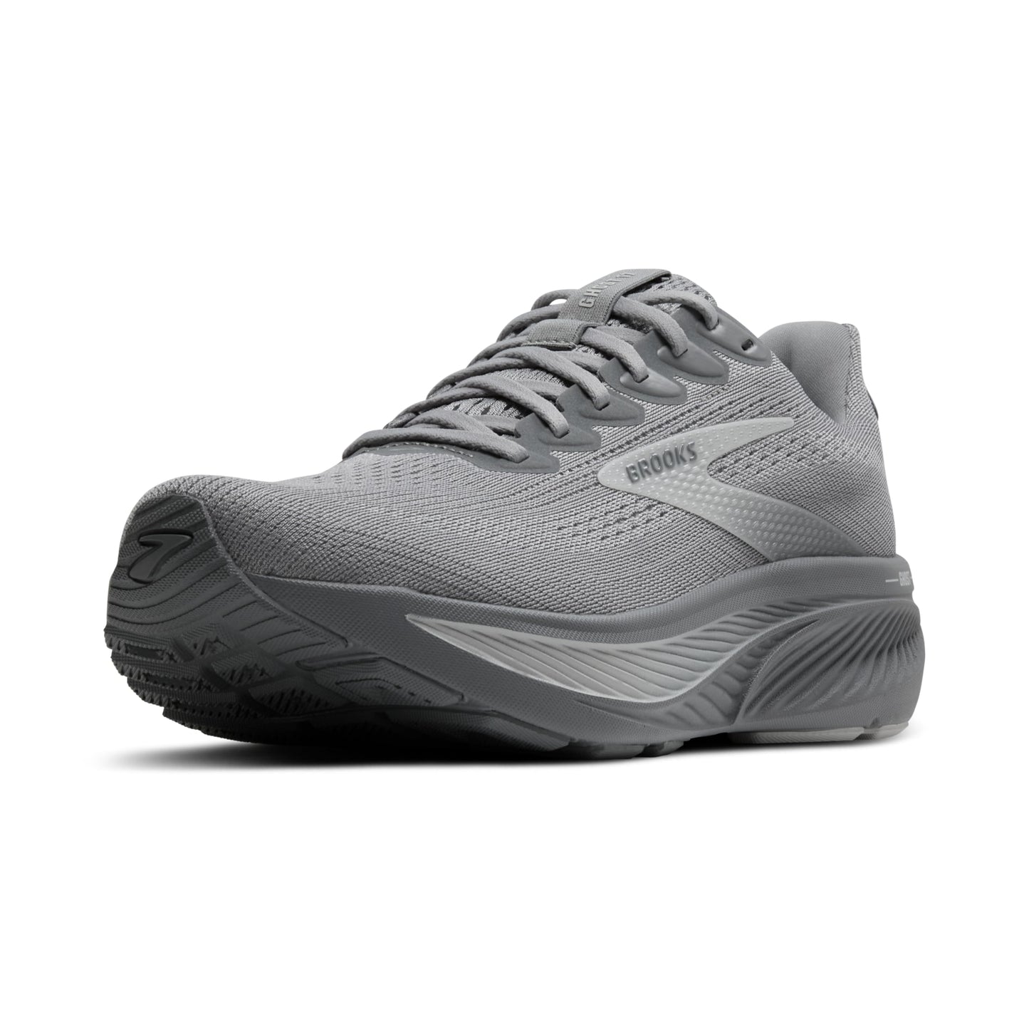 Brooks Men’s Ghost 17 Neutral Running Shoe - Primer Gray/Oyster Mushroom - 13 Wide