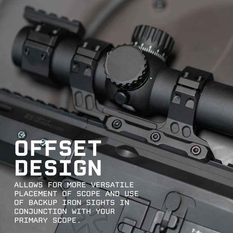 Monstrum Deadlock Series High Profile Scope Mount | 1.70 inch Center Height | 30 mm Diameter