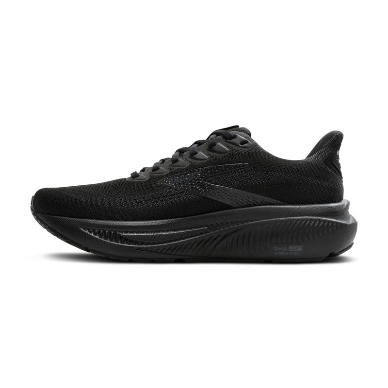 Brooks Women’s Ghost 17 Neutral Running Shoe - Black/Black/Ebony - 10 Medium
