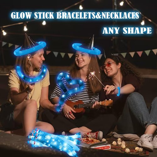 Glow Sticks 6PCS Set by [Brand Name] - Glow in The Dark Party Supplies for Kids & Adults | Perfect for Festivals, Birthdays & Raves
