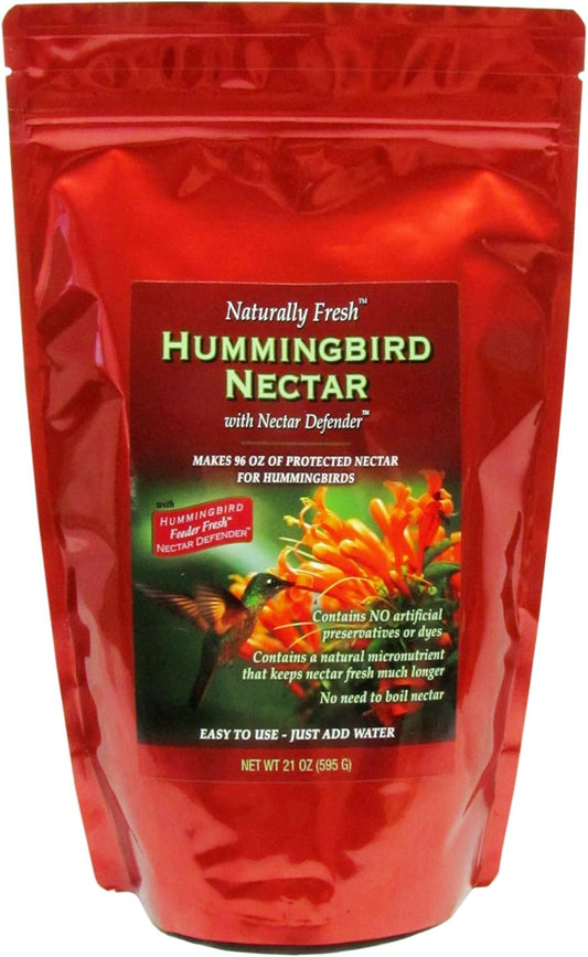 Sapphire Labs Hummingbird Nectar - Naturally Fresh Powder with Nectar Defender | Makes 96 oz Clear Nectar