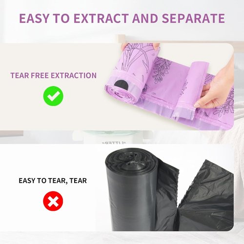 Colorful 4 Gallon Trash Bags by [Brand Name] - Tear-Resistant Drawstring Design for Easy Disposal | 50 Count