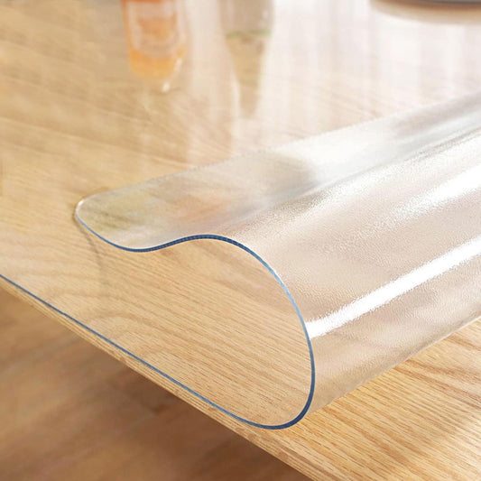 LovePads Frosted Desk Mat 30 x 60 Inch, 1.5mm Thick Frosted Table Protector, Waterproof Plastic Table Cover Protector, PVC Desk Protector Mat, Vinyl Desk Cover for Desktop, Coffee & Dining Table